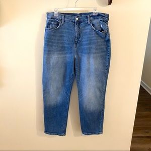 OLD NAVY Sky Hi Straight Extra High Rise Jeans Secret Slim Pockets